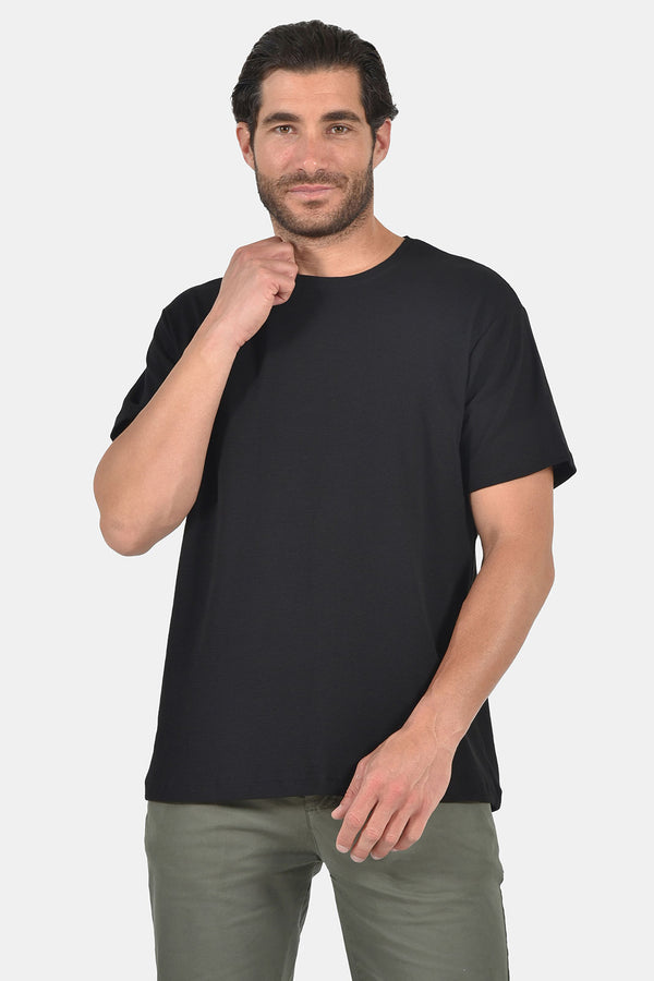 Ανδρική Μπλούζα Ριπ Χρώμα Μαύρο Everbest