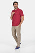 Ανδρικό Μπλουζάκι Πόλο Κανονική Γραμμή Μπορντό NYT