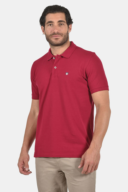 Ανδρικό Μπλουζάκι Πόλο Κανονική Γραμμή Μπορντό NYT