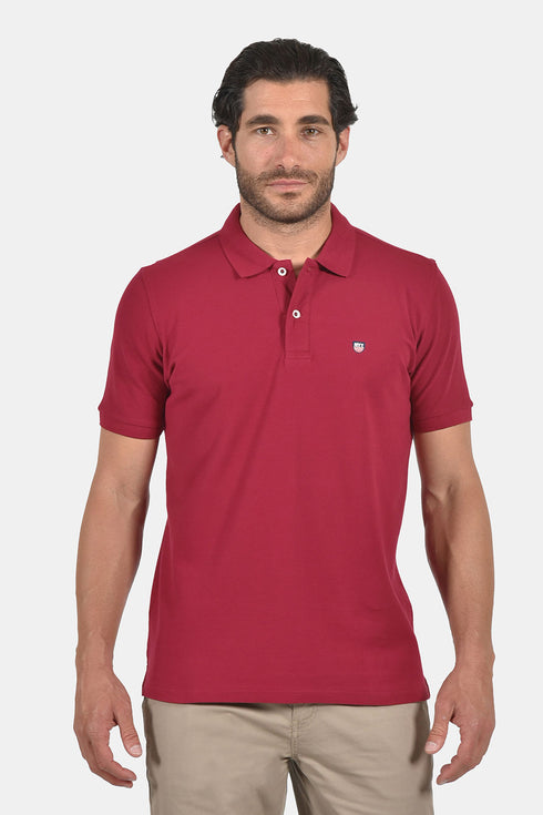 Ανδρικό Μπλουζάκι Πόλο Κανονική Γραμμή Μπορντό NYT