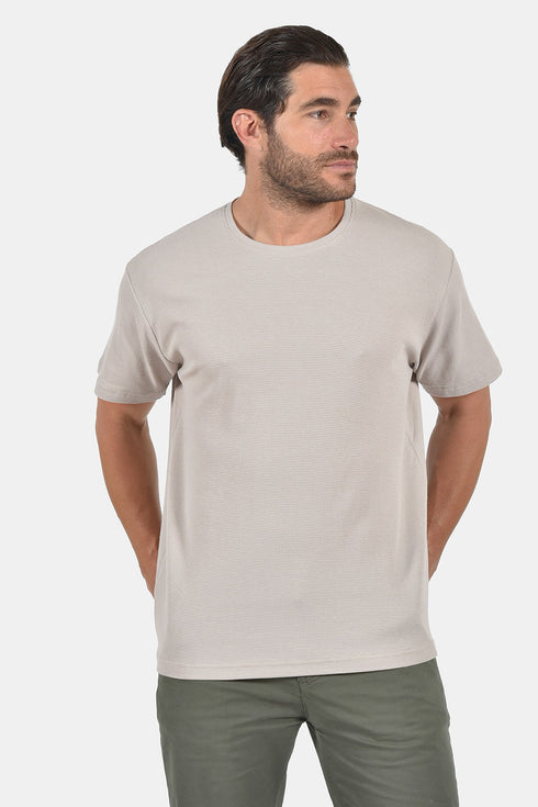 Ανδρική Μπλούζα Ριπ Χρώμα Μπεζ Everbest