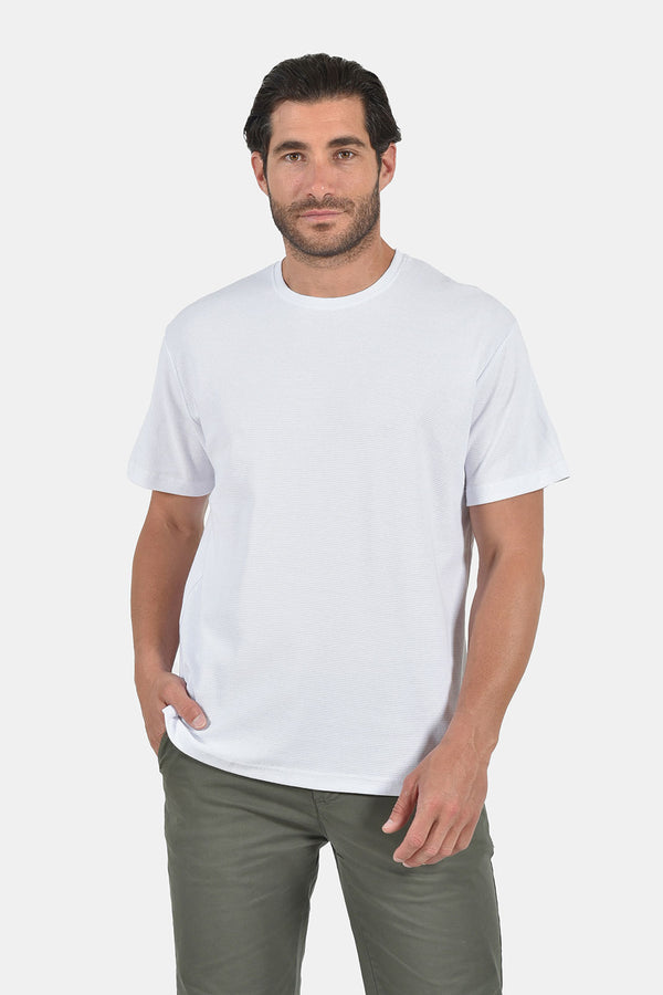 Ανδρική Μπλούζα Ριπ Χρώμα Λευκό Everbest