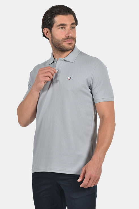 Ανδρικό Μπλουζάκι Πόλο Κανονική Γραμμή Γκρι NYT