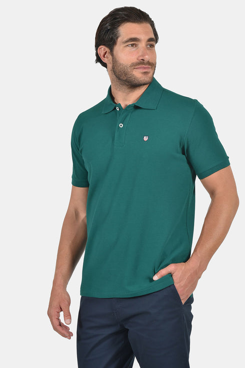 Ανδρικό Μπλουζάκι Πόλο Κανονική Γραμμή Πράσινο NYT