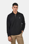 Ανδρική Μπλούζα με Γιακά Άνετη Γραμμή Μαύρη Everbest