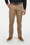 Ανδρικό Παντελόνι Chino Κανονική Γραμμή Μπεζ NYT