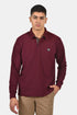 Ανδρική Μπλούζα με Γιακά Άνετη Γραμμή Μπορντό Everbest