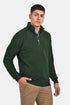 Ανδρική Μπλούζα με Φερμουάρ Χρώμα Πράσινο Lexton
