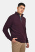 Ανδρική Μπλούζα με Φερμουάρ Μπορντό Lexton