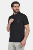 Ανδρικό Μπλουζάκι Πόλο Άνετη Γραμμή Μαύρο Everbest