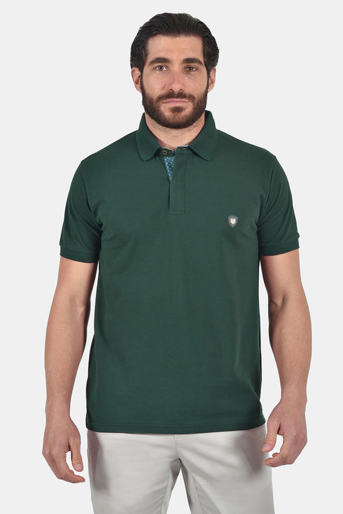 Ανδρικό Μπλουζάκι Πόλο Άνετη Γραμμή Πράσινο Everbest