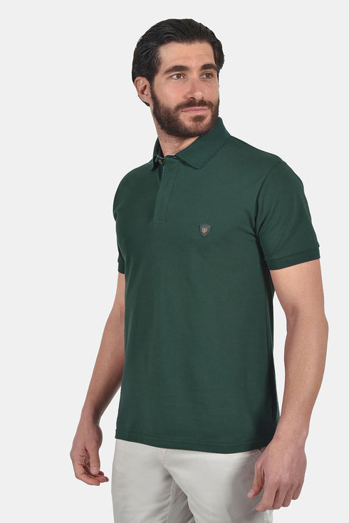 Ανδρικό Μπλουζάκι Πόλο Άνετη Γραμμή Πράσινο Everbest