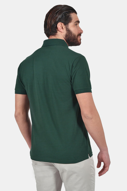 Ανδρικό Μπλουζάκι Πόλο Άνετη Γραμμή Πράσινο Everbest
