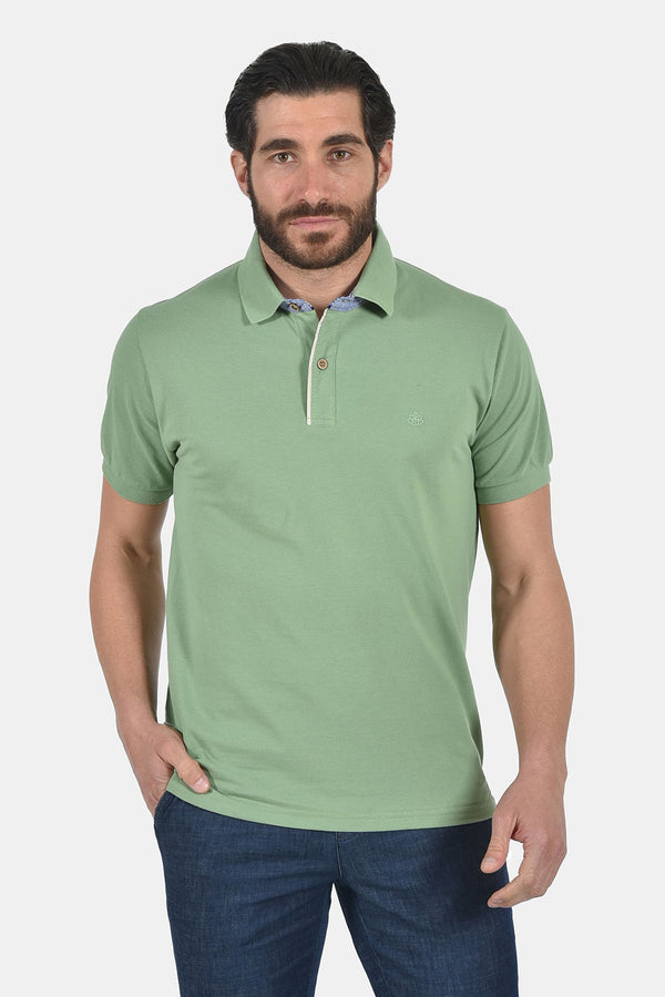 Ανδρικό Μπλουζάκι Πόλο Άνετη Γραμμή Φυστικί Everbest