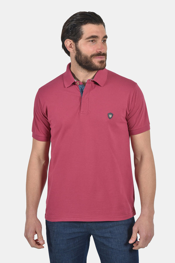 Ανδρικό Μπλουζάκι Πόλο Άνετη Γραμμή Κοραλί Everbest