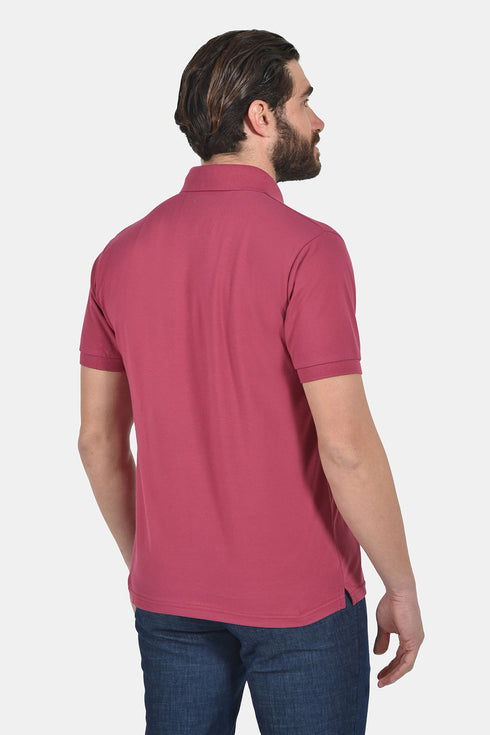 Ανδρικό Μπλουζάκι Πόλο Άνετη Γραμμή Κοραλί Everbest