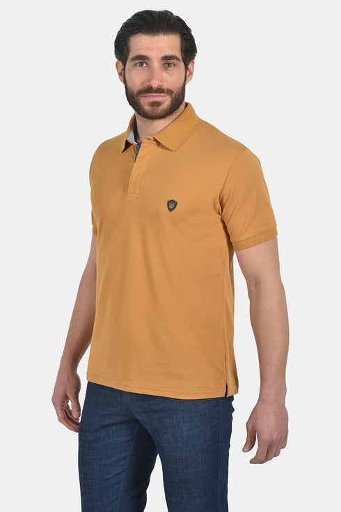 Ανδρικό Μπλουζάκι Πόλο Άνετη Γραμμή Πορτοκαλί Everbest