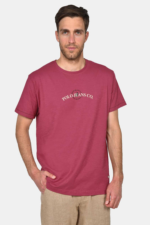 Ανδρικό T-Shirt Φλάμα Άνετη Γραμμή Καρπουζί Everbest