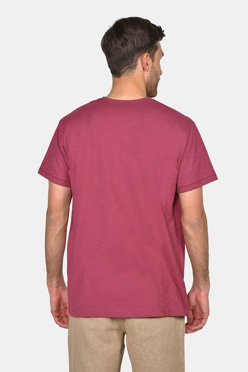 Ανδρικό T-Shirt Φλάμα Άνετη Γραμμή Καρπουζί Everbest