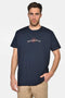 Ανδρικό T-Shirt Φλάμα Άνετη Γραμμή Μπλε Everbest