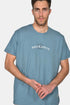 Ανδρικό T-Shirt Φλάμα Άνετη Γραμμή Ραφ Everbest