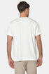 Ανδρικό T-Shirt με Ανάγλυφη Υφή Χρώμα Εκρού Everbest