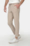 Ανδρικό Παντελόνι Chino με Λάστιχο στη Μέση Μπεζ Brand's