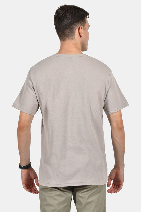 Ανδρική Μπλούζα Ριπ Μπεζ με Κουμπάκια Everbest