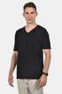 Ανδρικό T-Shirt με Λαιμό Βε Μαύρο NDC