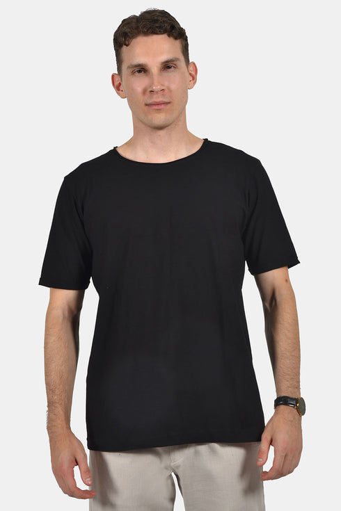 Ανδρικό T-Shirt Λαιμόκοψη Μαύρο NDC