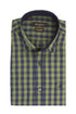 Ανδρικό Πουκάμισο Καρό Πράσινο-Μπλε Bradley