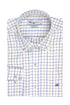 Ανδρικό Πουκάμισο Καρό Λευκό-Μπλε Bradley