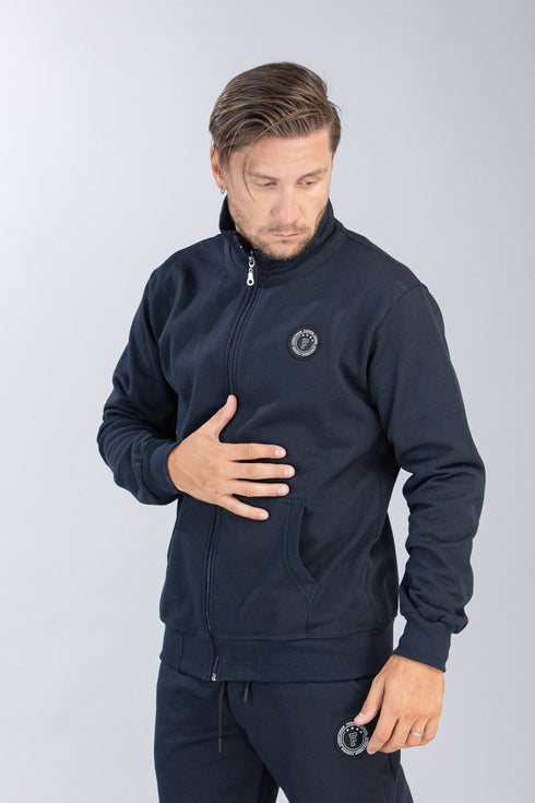 Ανδρική Ζακέτα Φούτερ Μπλε Restart