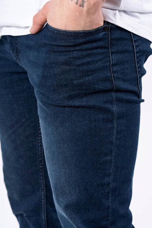 Ανδρικό Τζιν Παντελόνι Μπλε MARCUS