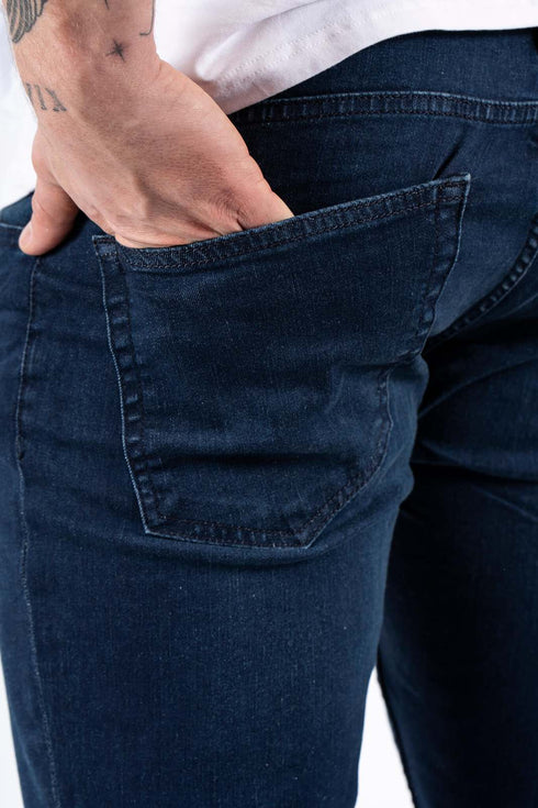 Ανδρικό Τζιν Παντελόνι Μπλε MARCUS