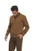 Ανδρικό Πουλόβερ με Half Zip Κάμελ NYT