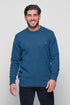 Ανδρικό Πουλόβερ Λαιμόκοψη Πετρόλ NYT