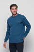 Ανδρικό Πουλόβερ Λαιμόκοψη Πετρόλ NYT
