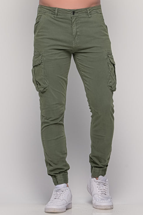 Ανδρικό Παντελόνι Cargo Χρώμα Λαδί