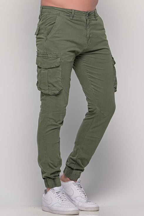 Ανδρικό Παντελόνι Cargo Χρώμα Λαδί