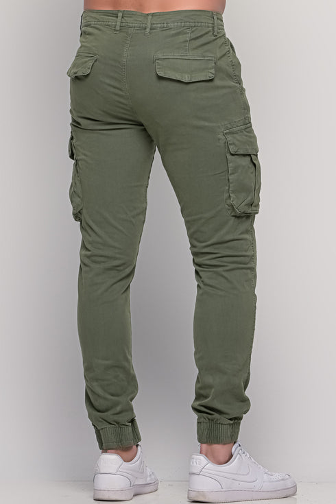 Ανδρικό Παντελόνι Cargo Χρώμα Λαδί