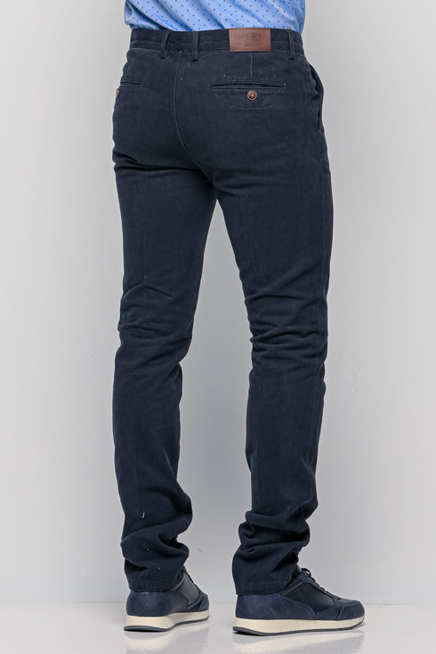 Ανδρικό Παντελόνι Στενή Γραμμή Μπλε NYT