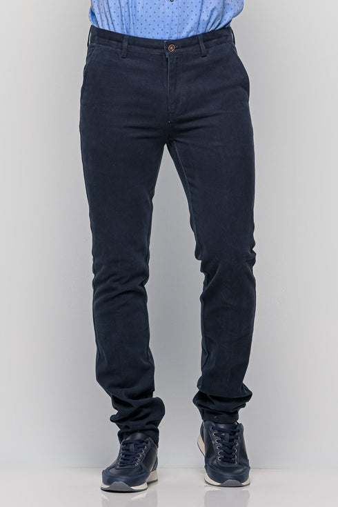 Ανδρικό Παντελόνι Στενή Γραμμή Μπλε NYT