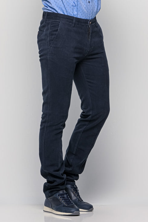 Ανδρικό Παντελόνι Στενή Γραμμή Μπλε NYT