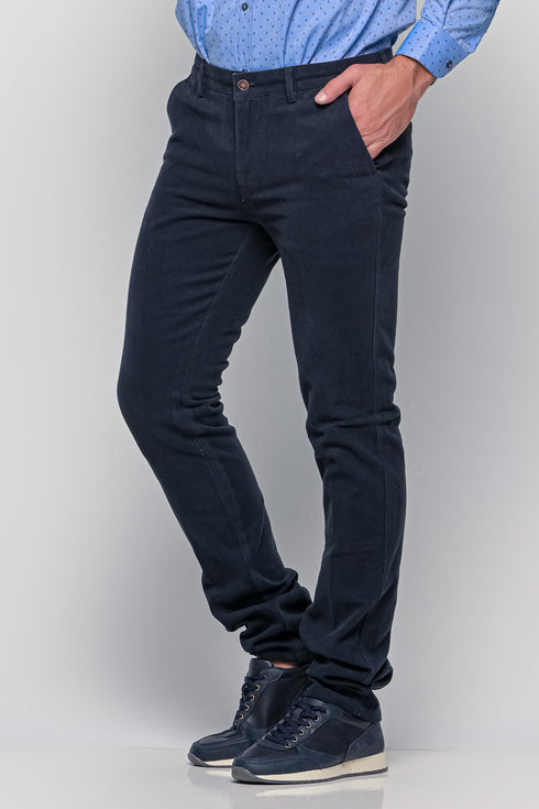 Ανδρικό Παντελόνι Στενή Γραμμή Μπλε NYT