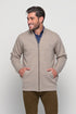 Ανδρικό Πλεκτό Ζακετομπουφάν Μπεζ Sogo