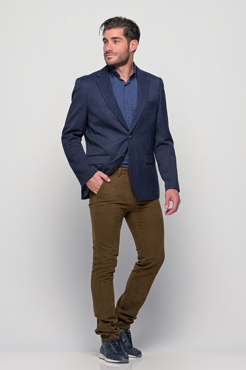 Ανδρικό Σακάκι σε Slim Γραμμή Μπλε John Smith