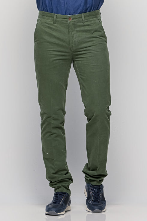 Ανδρικό Παντελόνι Chino Κανονική Γραμμή Πράσινο NYT