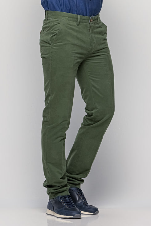 Ανδρικό Παντελόνι Chino Κανονική Γραμμή Πράσινο NYT