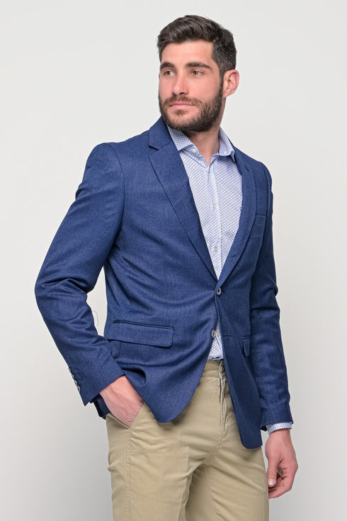 Ανδρικό Kαλοκαιρινό Σακάκι Μπλε NYT